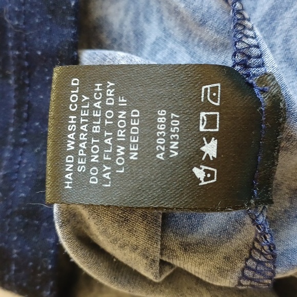 Effortless Style Bohemian Paisley Print Tunic Bell Sleeves Womens Size Large - Picture 12 of 16